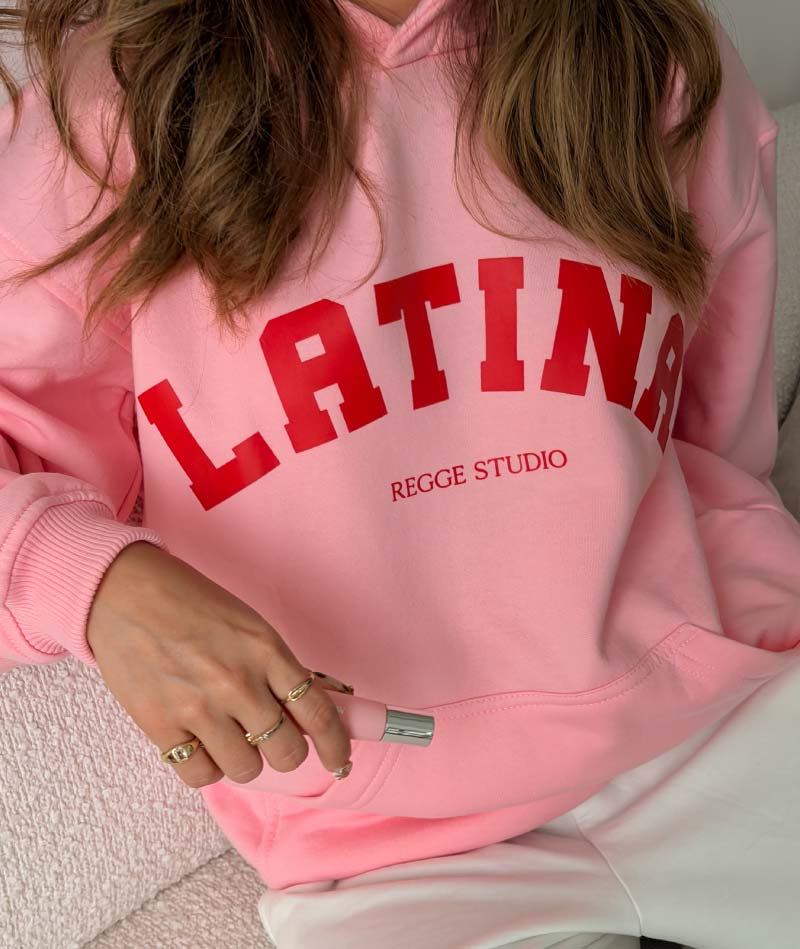 latina hoodie pink latina hoodie pink